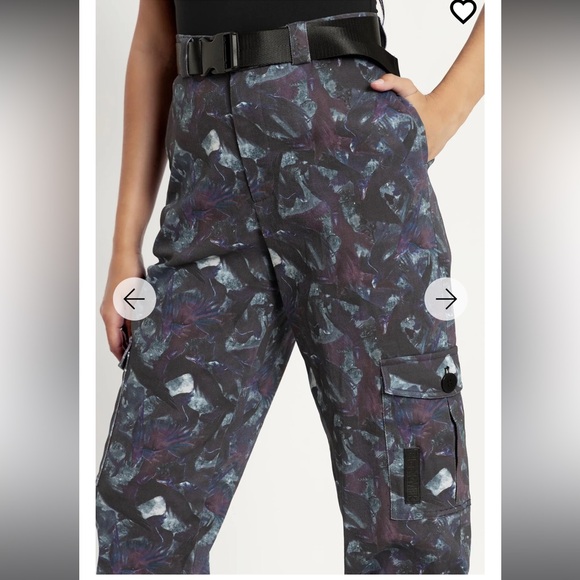 CROW SWARM CARGO PANTS LIMITED BLACKMILK NWOT SIZE 8 COMES WITH BELT - Picture 2 of 9